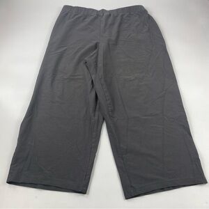 Eileen Fisher Charcoal Gray Straight-Leg Women's Pants